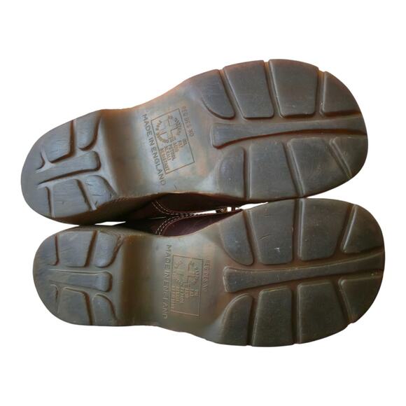 Vintage Dr. Martens 8524 AW004 Made in England Oxblood Oxfords UK 5 US 7 MIE - Picture 6 of 11